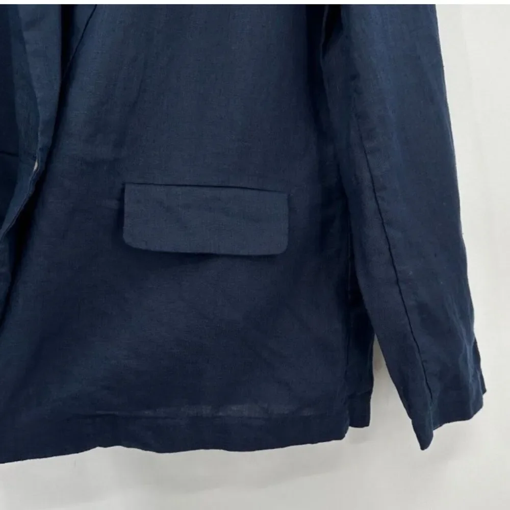 Quince Navy Single-Button Linen Blazer - NWT - Picture 10 of 10
